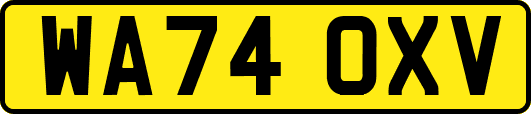 WA74OXV