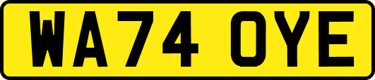 WA74OYE