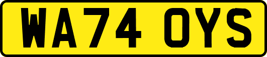WA74OYS