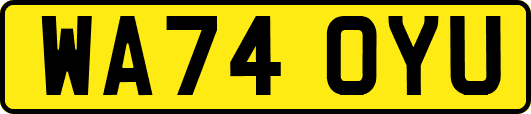 WA74OYU