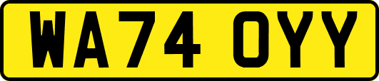 WA74OYY