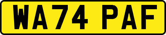 WA74PAF