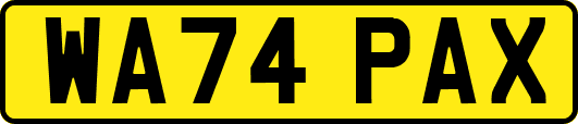 WA74PAX