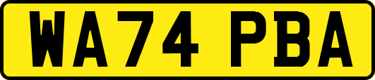 WA74PBA