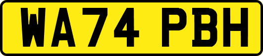 WA74PBH