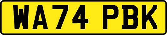 WA74PBK