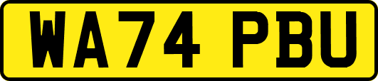 WA74PBU