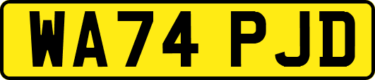 WA74PJD