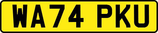 WA74PKU