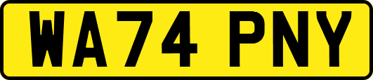 WA74PNY