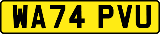 WA74PVU