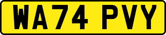 WA74PVY