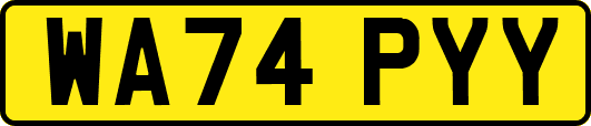 WA74PYY
