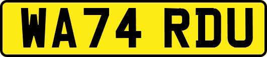 WA74RDU