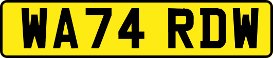 WA74RDW