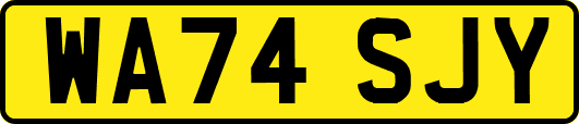 WA74SJY