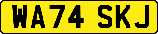 WA74SKJ