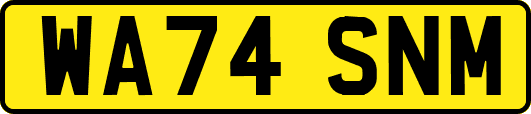 WA74SNM