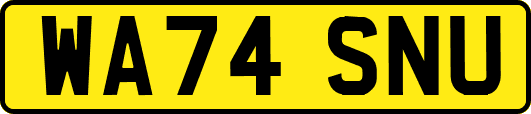 WA74SNU