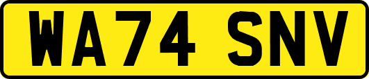 WA74SNV