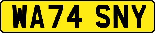 WA74SNY