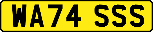 WA74SSS