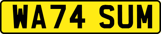 WA74SUM