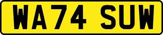 WA74SUW