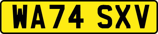 WA74SXV