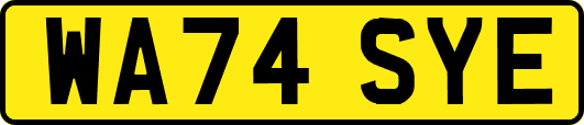 WA74SYE