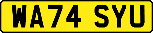 WA74SYU