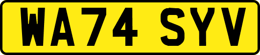 WA74SYV