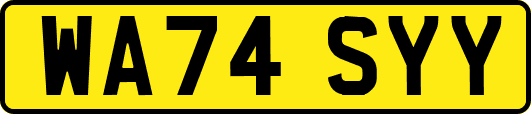 WA74SYY
