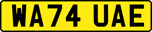 WA74UAE