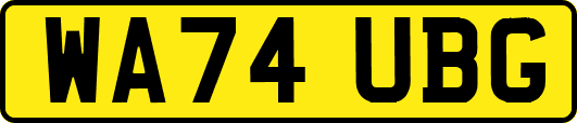 WA74UBG