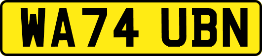 WA74UBN