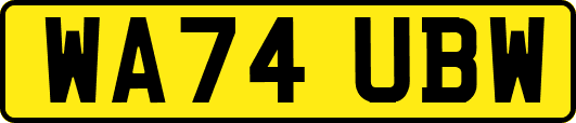 WA74UBW