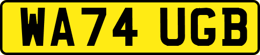 WA74UGB