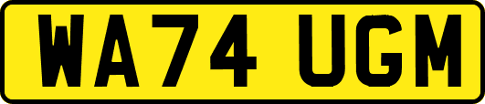 WA74UGM