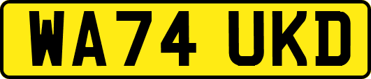 WA74UKD