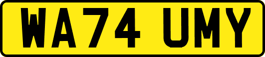 WA74UMY