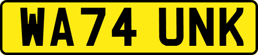 WA74UNK
