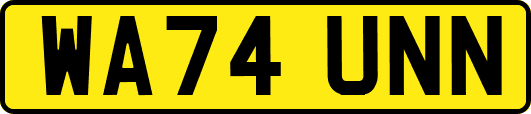 WA74UNN