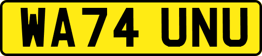 WA74UNU