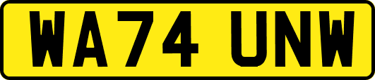 WA74UNW