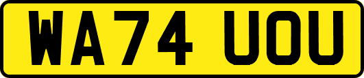 WA74UOU