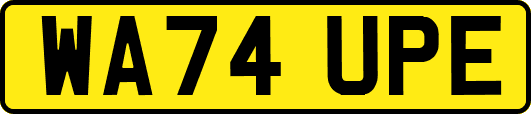 WA74UPE