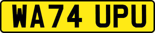 WA74UPU