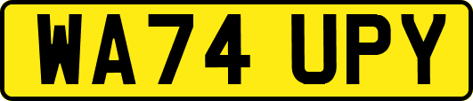 WA74UPY