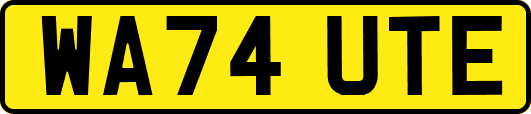 WA74UTE